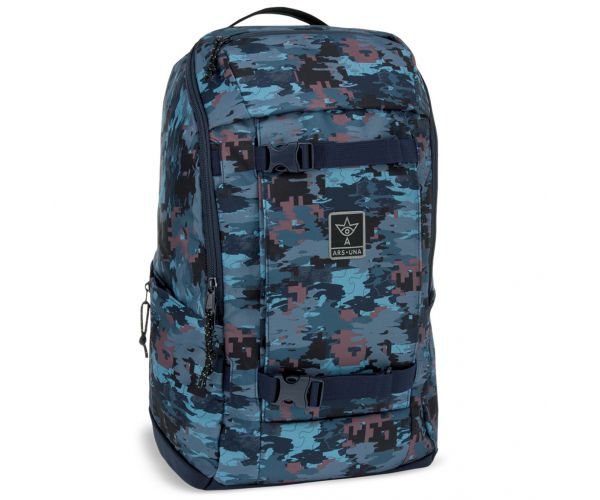 Ars Una: Rucsac școlar Hyde cu model camuflaj AU-15, 28x48x19cm