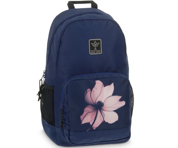 Ars Una: Rucsac școlar florar Pink Shade AU-14, 32x51x25cm
