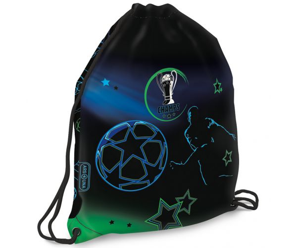 Ars Una: Săculeț sportiv fotbal Champs, săculeț pentru sport 32x42cm