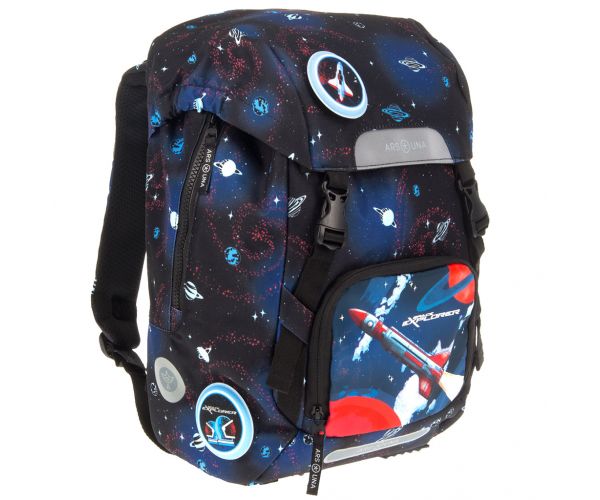 Ars Una: Space explorer easy-pack ghiozdan școlar, rucsac 27x38x18cm
