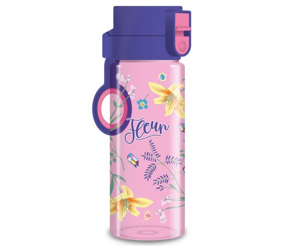 Ars Una: Sticlă de apă fără BPA cu flori Fleur 475ml