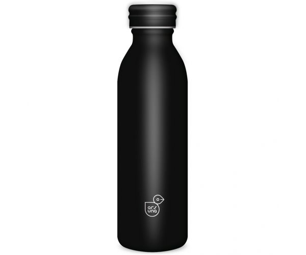 Ars Una: Sticlă metalică cu perete dublu Noir, 600 ml