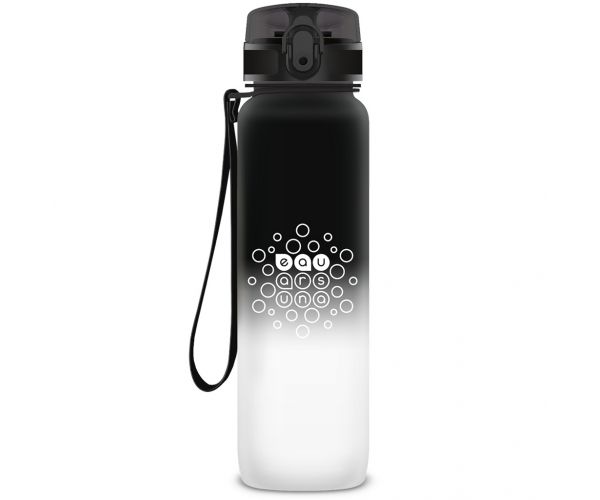 Ars Una: Sticlă motivațională alb-negru fără BPA 1000ml