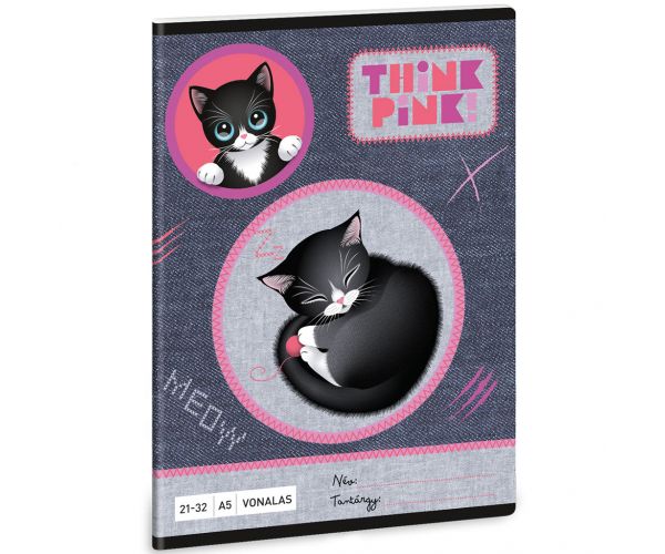 Ars Una: Think Pink caiet A5 liniat 21-32