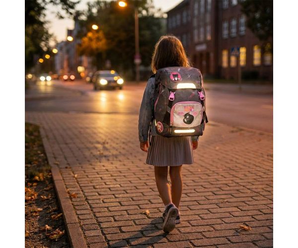 Ars Una: Think Pink easy-pack geantă școlară, rucsac 27x38x18 cm
