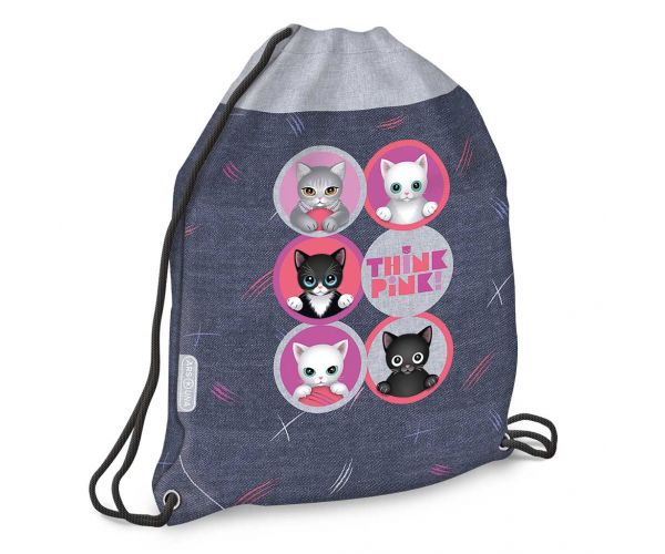 Ars Una: Think Pink sac pentru sală, sac sport 32x42 cm