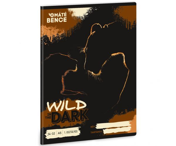 Ars Una: Wild In The Dark A5 caiet liniat pentru clasa I 14-32