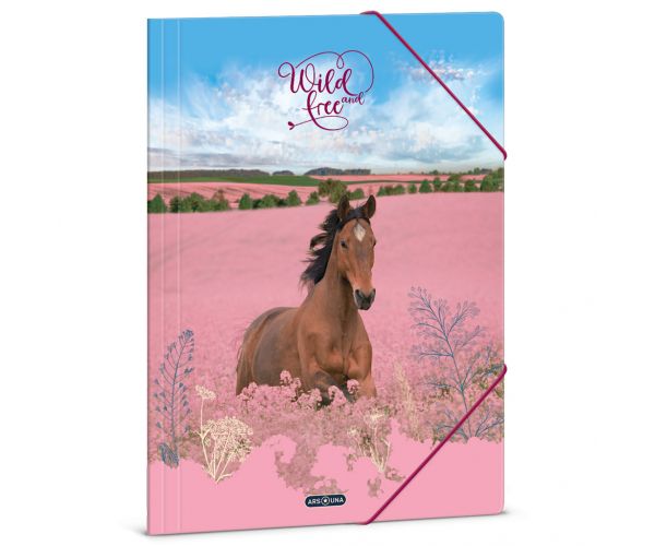 Ars Una: Wild and Free mapă cu elastic pentru cai A/4