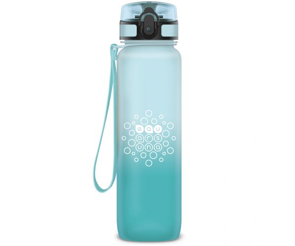 Ars Una: bidon motivațional fără BPA, cu gradient de culoare, mat - 1000 ml - Ice
