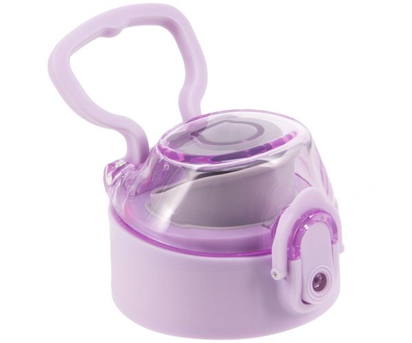 Ars Una: capac pentru bidon metalic „Beach Flowers” - mov, pentru 700 ml