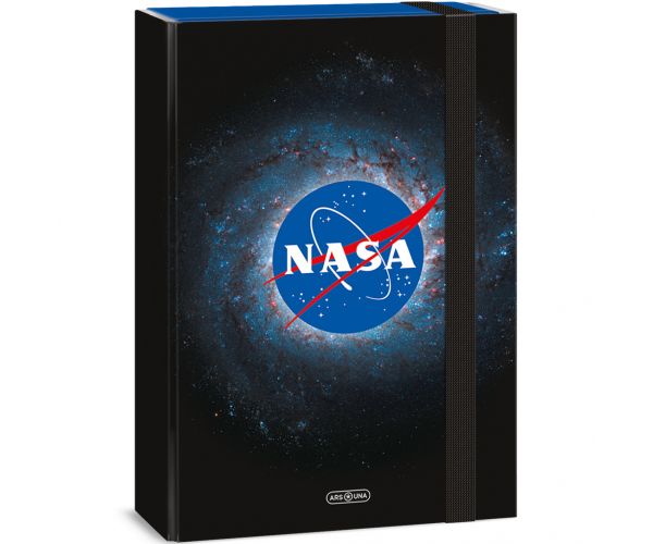 Ars Una: cutie cu elastic pentru caiete A4 cu imprimeu NASA