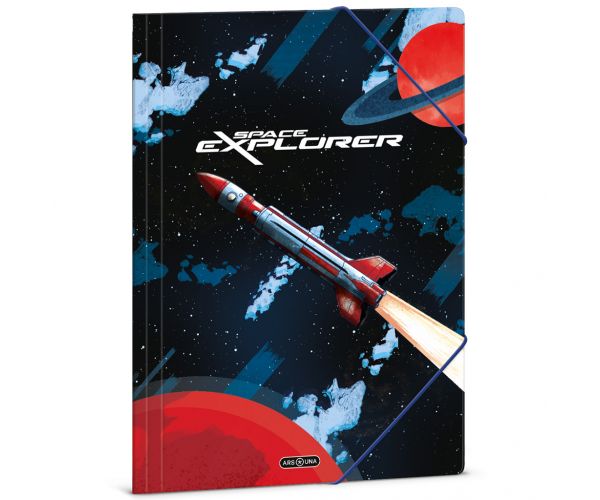 Ars Una: dosar cu elastic Space Explorer, format A4