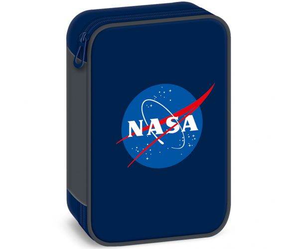 Ars Una: penar cu mai multe compartimente, albastru NASA, 15,5 x 22,5 x 4,5 cm