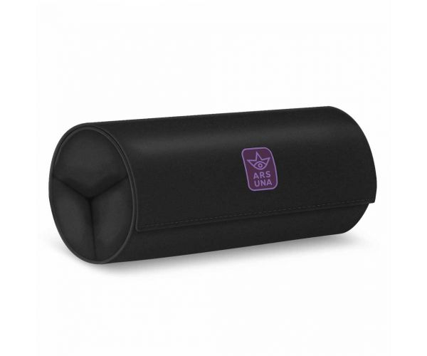 Ars Una: penar rulabil pentru fete, negru-violet, 20x9x9 cm