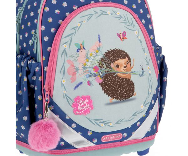 Ars Una: rucsac școlar anatomic Fresh Flowers 33x42x21 cm