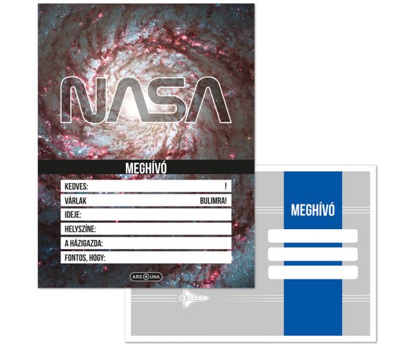 Ars Una: set de 10 invitații NASA, cu plic