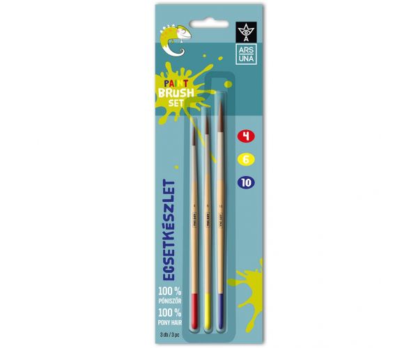 Ars Una: set de pensule, set de 3 bucăți