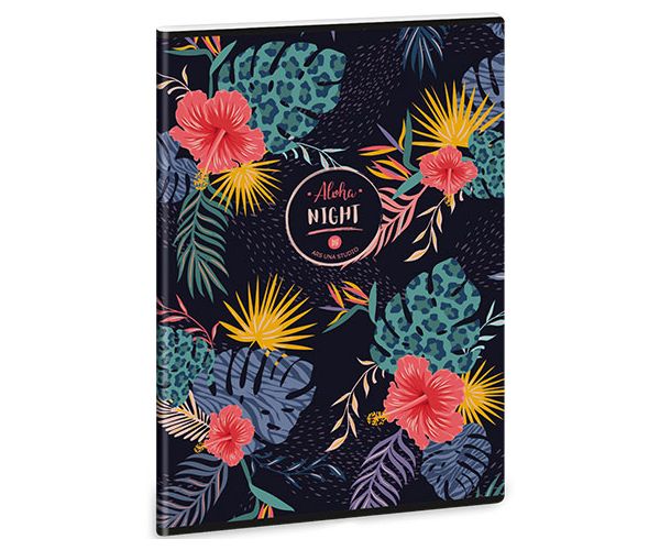 Ars Una: Aloha Night A/4 extra kapcsos ponthálós füzet