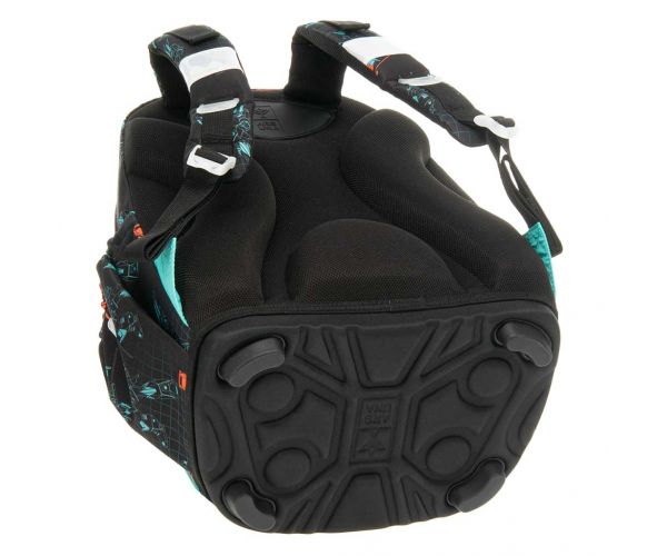 Ars Una: A.R.M.S. ghiozdan școlar anatomic, rucsac cu imprimeu cu roboți 33×43×22 cm