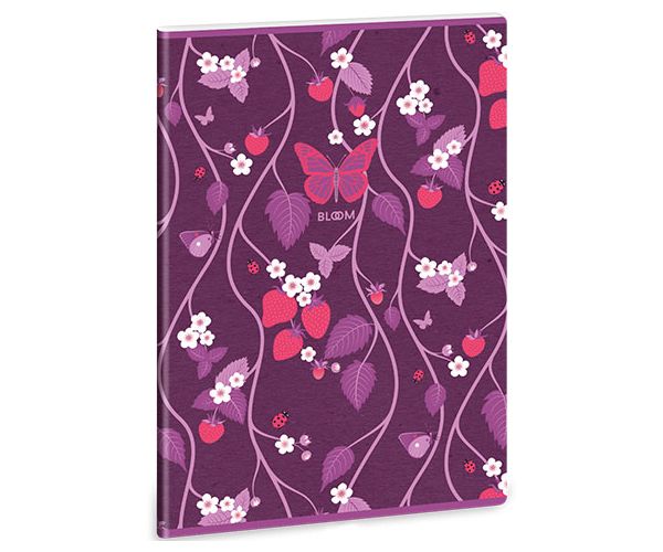 Ars Una: Bloom Papillon A4 extra capse caiet cu puncte