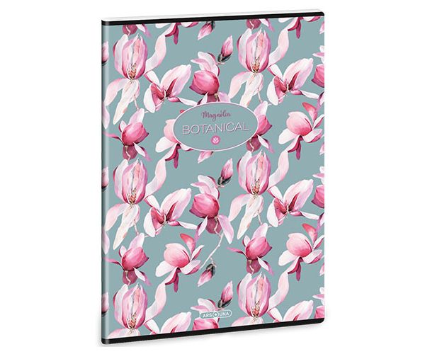 Ars Una: Botanical Magnolia extra capse caiet cu pătrățele 40 file A4