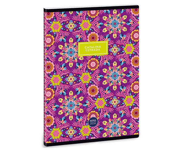 Ars Una: Catalina Estrada mandala extra capsat caiet cu linii A5