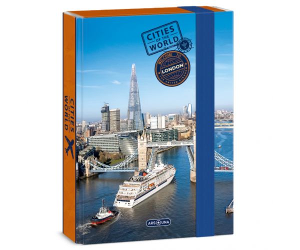 Ars Una: Cities - London A5-ös füzetbox 4cm-es gerincvastagsággal