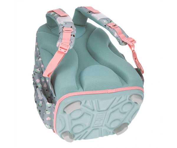 Ars Una: Cute Animals Tea Party, ghiozdan anatomic cu pisici, rucsac 33×43×22 cm