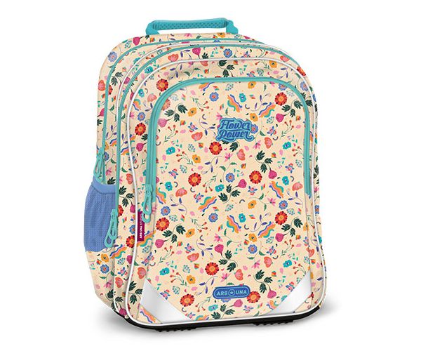 Ars Una: Flower Power Ergo-fit rucsac, ghiozdan