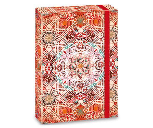 Ars Una: Mandala Love mapă pentru caiete cu elastic A4