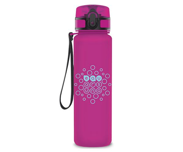 Ars Una: Mată magenta fără BPA sticlă pentru apă 600ml