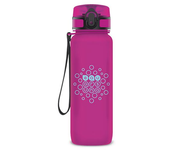 Ars Una: Mată magenta fără BPA sticlă pentru apă 800ml
