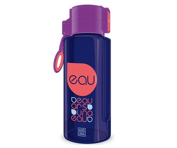 Ars Una: Lila és kék BPA mentes kulacs 650ml