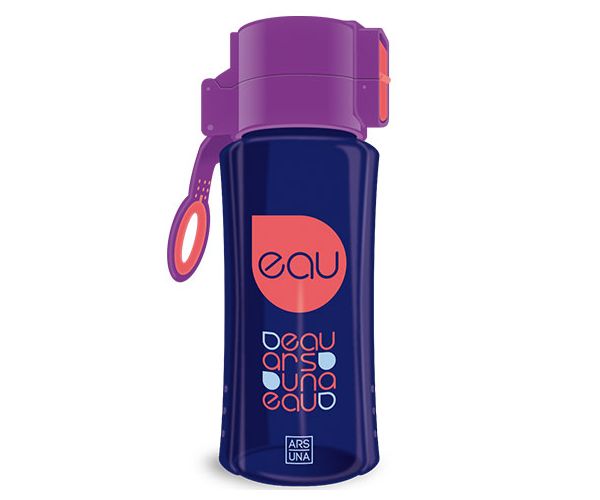 Ars Una: Mov și albastu fără BPA sticlă pentru apă 450ml