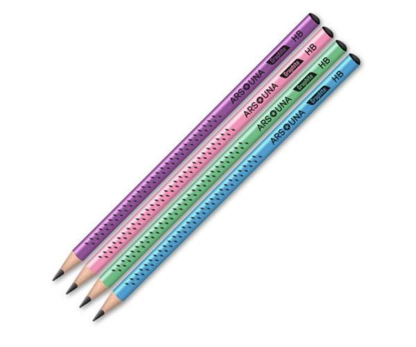 Ars Una: Negru design creion grafit triunghi HB mai multe variante