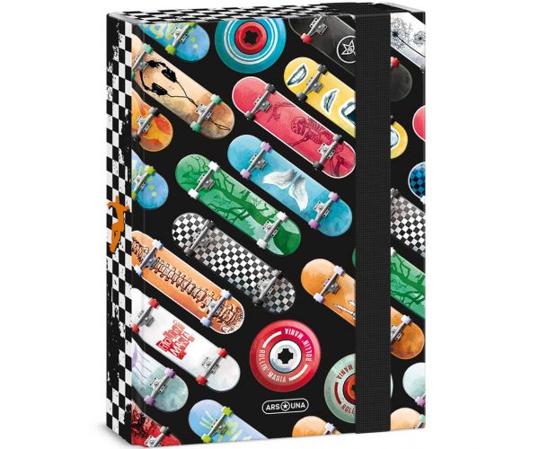 Ars Una: Rollin' Mania skateboard mapă pentru caiete A5