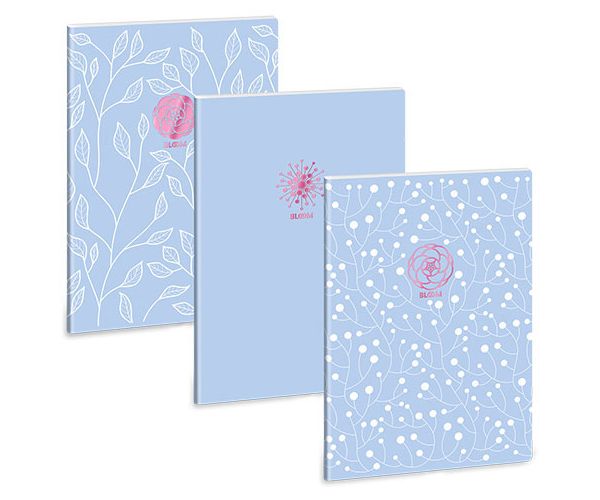 Ars Una: Soft Touch Skyblue Spring extra capse caiet cu puncte A4