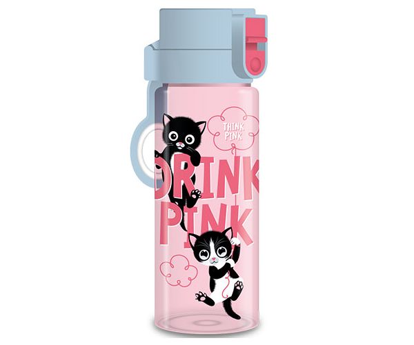 Ars Una: Think Pink sticlă pentru apă roz fără BPA 475ml