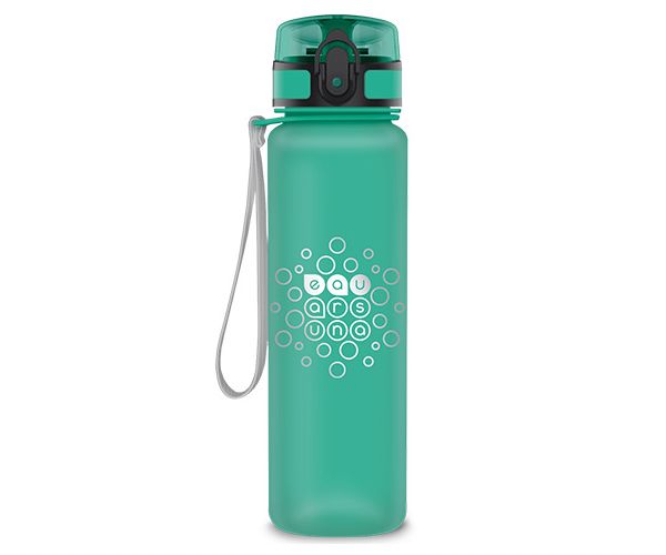 Ars Una: turquoise mată sticlă pentru apă 600ml