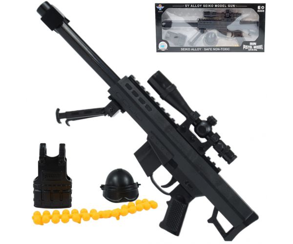 Assaul Game: Set de arme militare cu accesorii și cartușe în mai multe versiuni