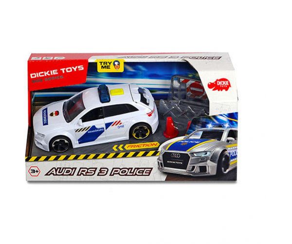Audi RS3 mașină de poliție - Dickie Toys