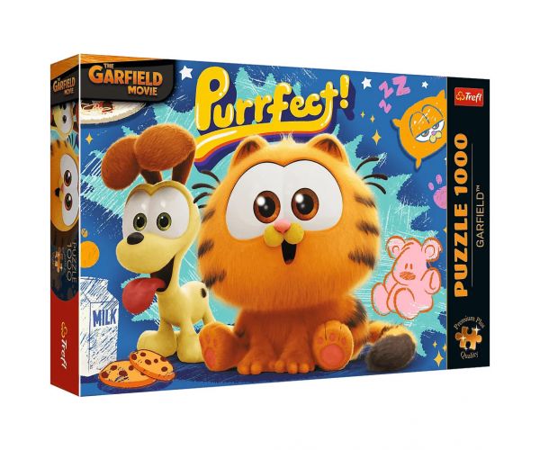 Aventurile lui Garfield și Odie puzzle Premium plus quality cu 1000 de piese - Trefl