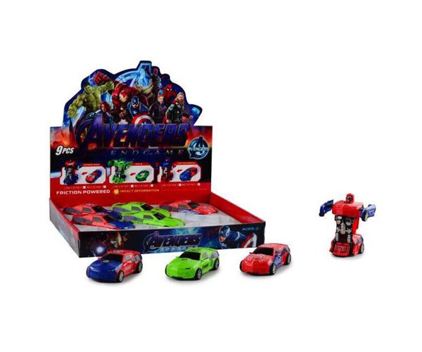 Avengers mașină transformabilă cu lumini de mai multe variante 1bc