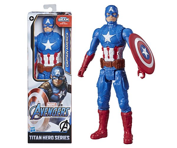 Bosszúállók Titan Hero: Amerika kapitány 30cm-es játékfigura - Hasbro
