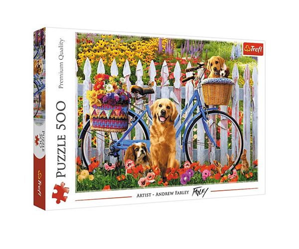 Aventură de câine 500 bucăți puzzle - Trefl