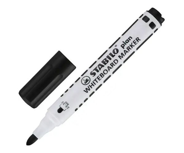 Stabilo: Plan WhiteBoard marker marker culoarea neagră