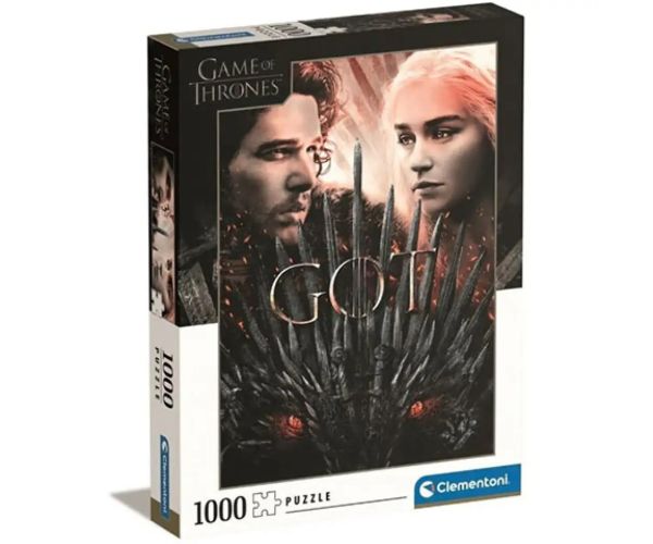 Game of Thrones: The Iron Throne 1000 bucăți puzzle - Clementoni
