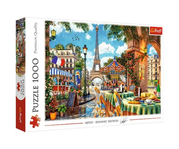 Dimineața la Paris puzzle de 1000 de piese - Trefl
