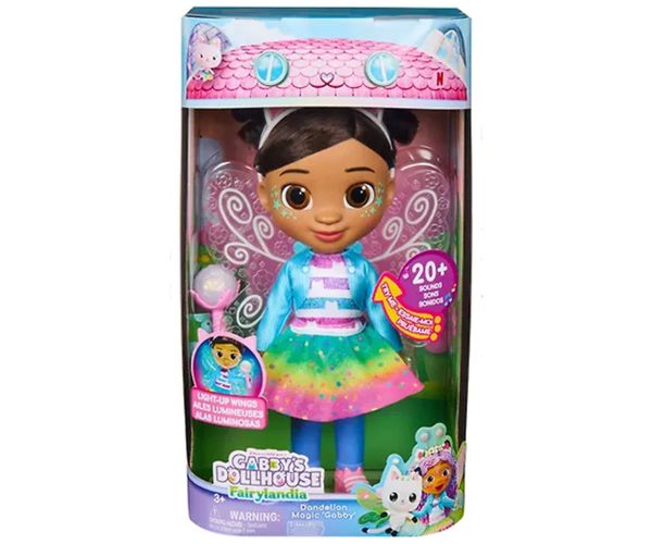 Gabi casa de păpuși Dandelion Magic Gabby păpușă interactivă, 33 cm - Spin Master
