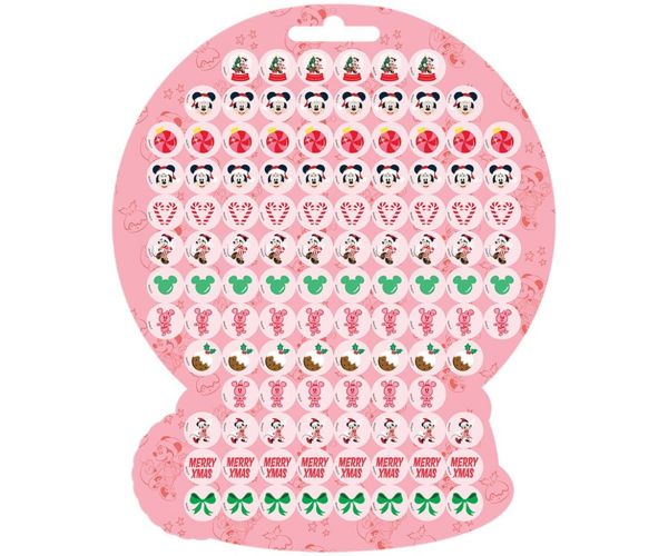 Luna: Disney Minnie Mouse set de autocolante de Crăciun 300buc